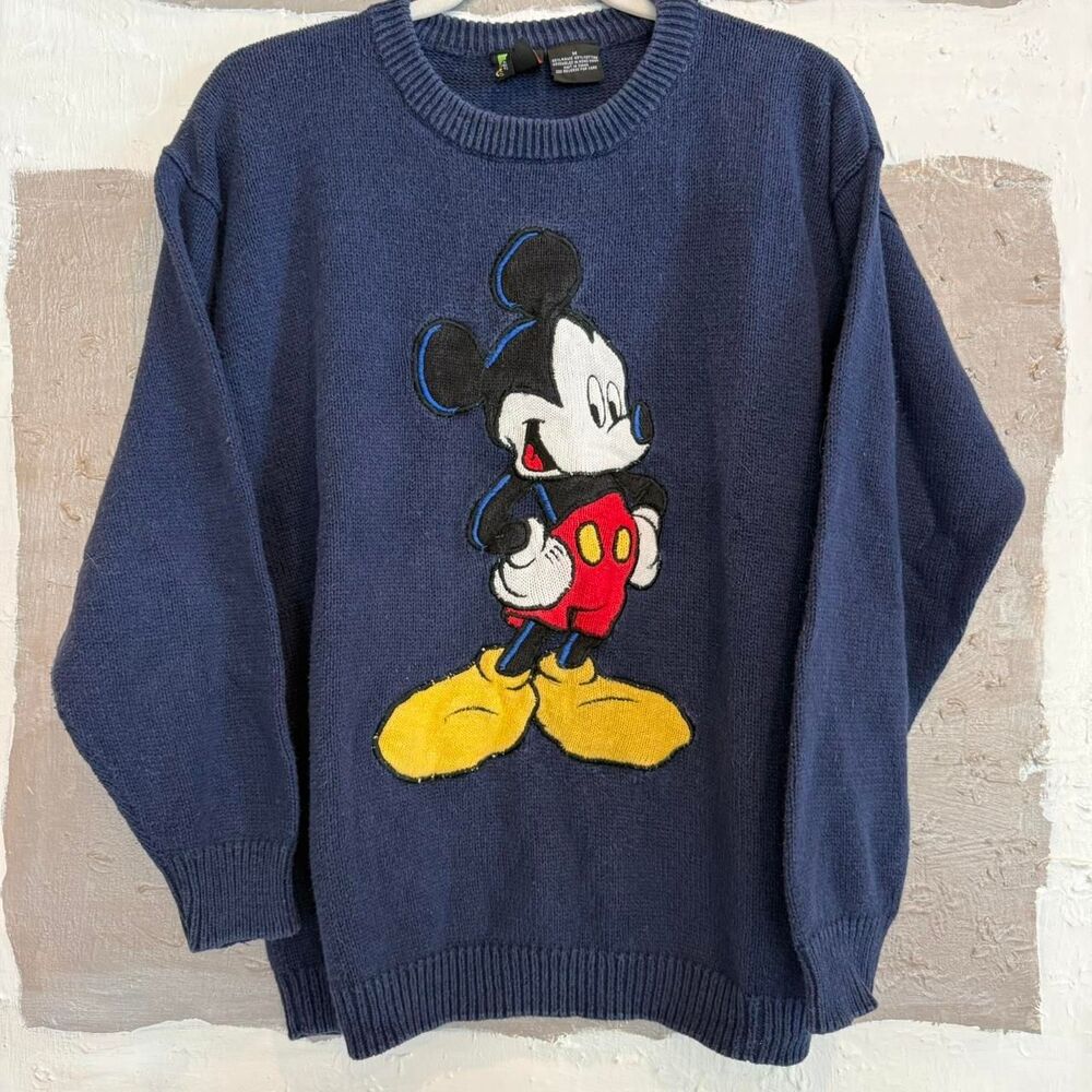 Vintage 90s Disney Knit embroidered sweater